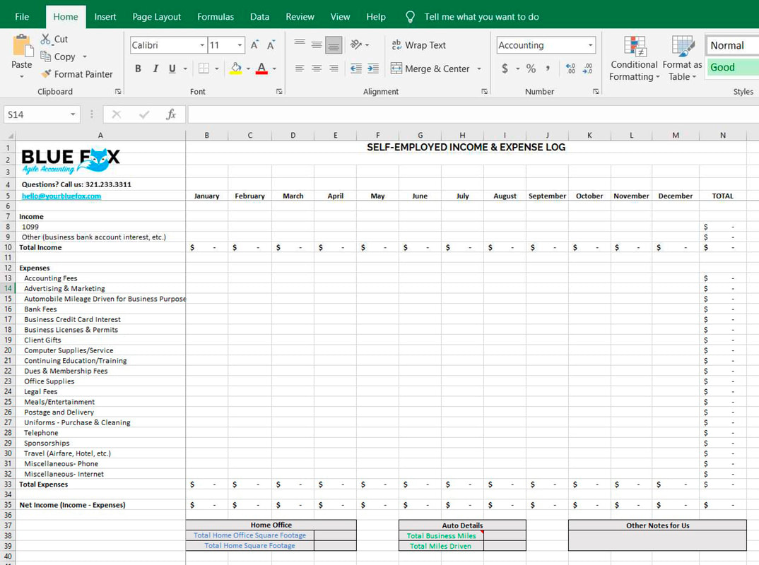 Tax Excel Template